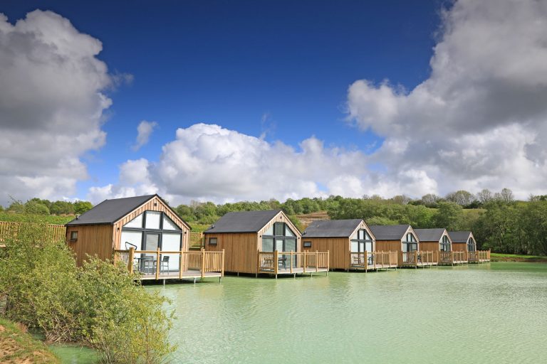 Unique Lake Pods with Twin Beds or Double Bed | Clawford Lakes